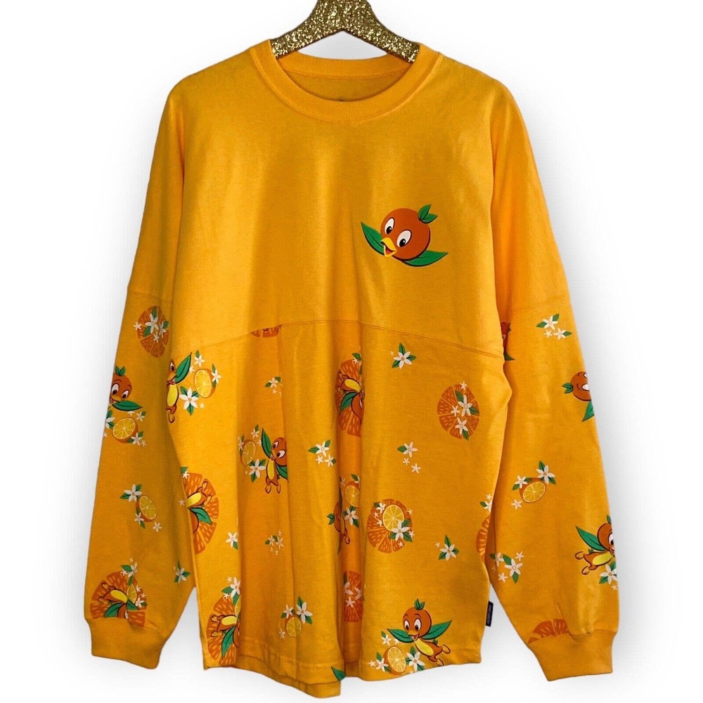 Disney Parks Spirit Jersey Original Orange Bird Flower Garden Festival Large New - Picture 8 of 11